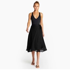 Vitamin A Lana Linen Wrap Skirt